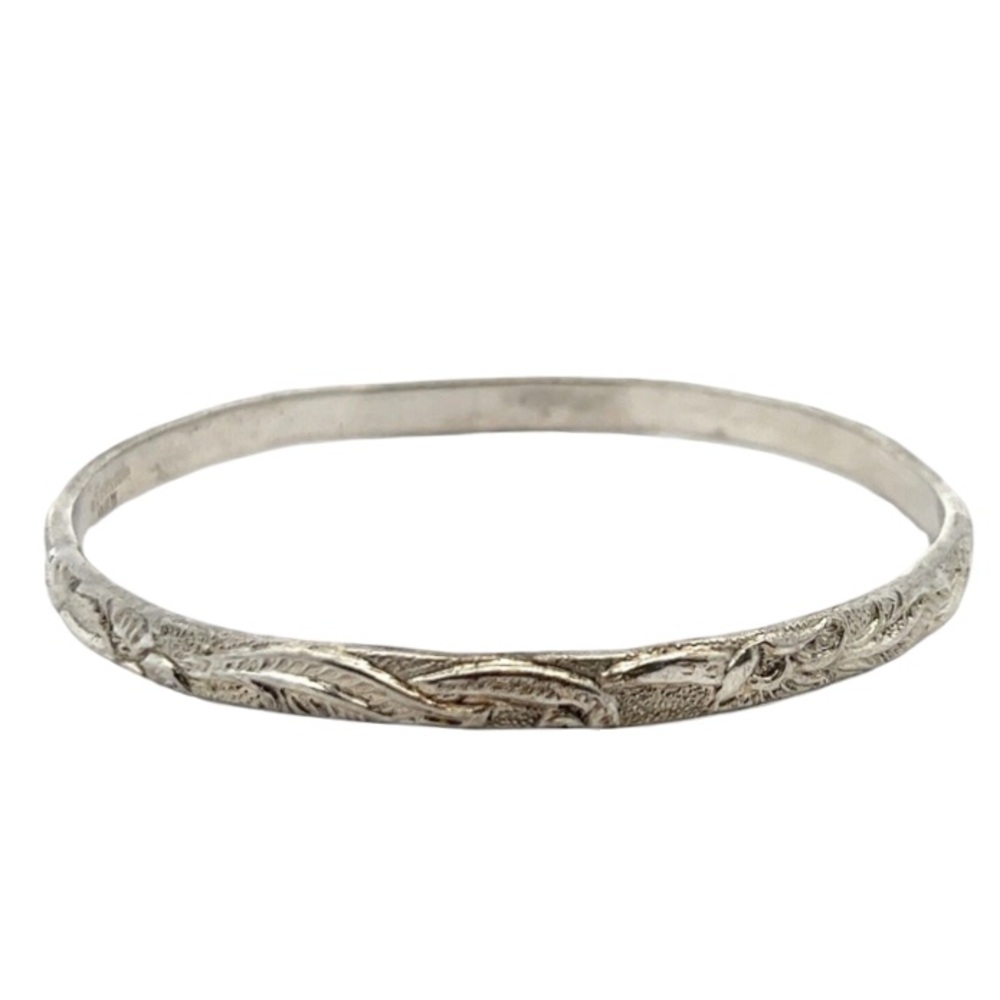 Vintage Taxco Sterling Silver Intricate Silver Bracelet - Picture 2 of 8